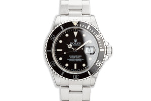 1997 Rolex Submariner 16610 with Box and Papers