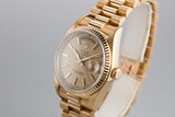 1985 Rolex 18K YG Day-Date 18038 with Gold Linen Dial