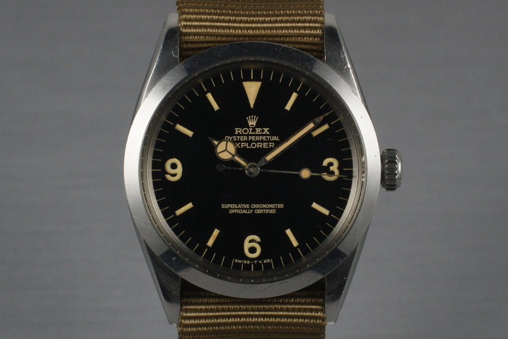 1964 Rolex Explorer 1 1016 with  Glossy Gilt Dial