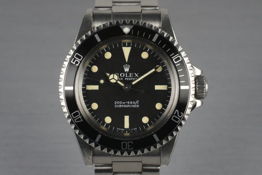 1967 Rolex Submariner Ref: 5513 Meters First