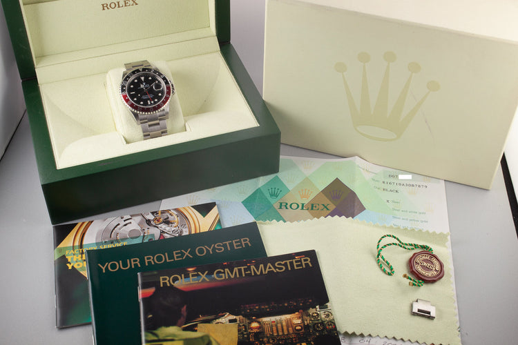 2005 Rolex GMT-Master II 16710 "Coke" with Box and Papers