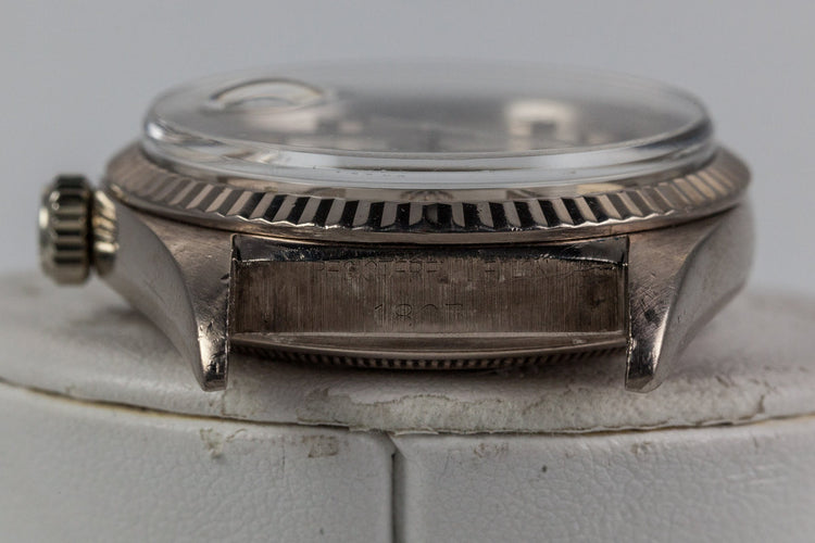 1967 Rolex WG Day-Date 1803 Silver 'Wide Boy' Dial