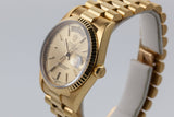 1990 Rolex YG Day-Date 18238 with Box and Papers