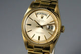 1965 Rolex YG Day-Date 1803 with Big Rolex Logo Bracelet