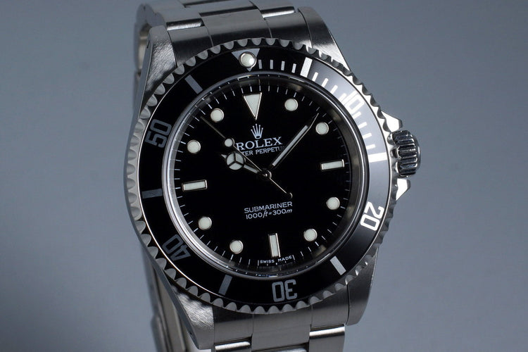 2006 Rolex Submariner 14060M with Box and Papers