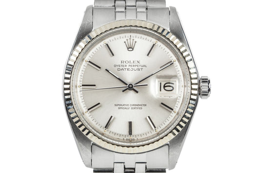 1971 Rolex DateJust 1601 Silver Dial