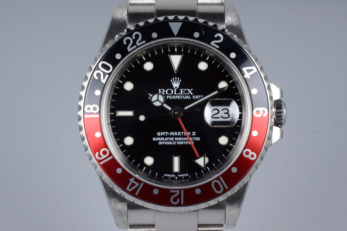 HQ Milton 2001 Rolex GMT II 16710 with Box and Papers Inventory