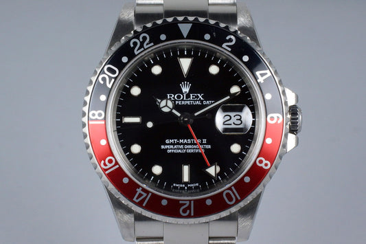 2001 Rolex GMT II 16710 with Box and Papers