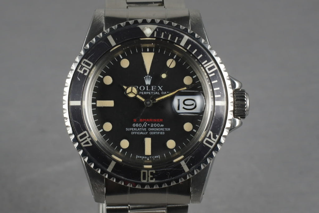 1971 Rolex Red Submariner 1680 Mark IV with current RSC papers