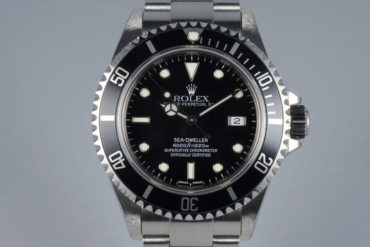 2002 Rolex Sea Dweller 16600