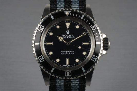 1984 Rolex Submariner 5513 with Rolex Service Papers