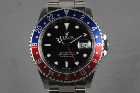 1999 Rolex GMT 16710 with Box and Papers