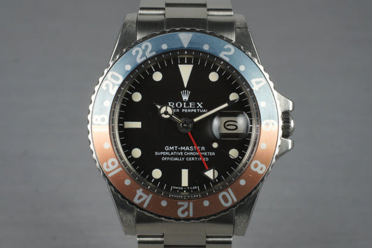 1968 Rolex GMT 1675 Mark I Dial