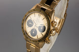 1979 Rolex 18K YG Daytona 6265 Champagne Dial with Box and Papers