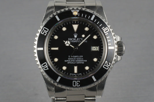 Rolex Sea Dweller 16660 with RSC service Papers