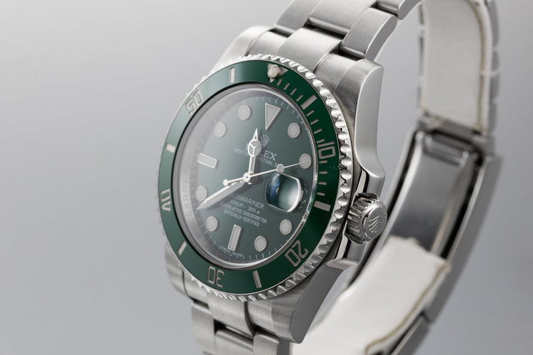 2010 Rolex Submariner 116610V "Hulk" with Box and Papers