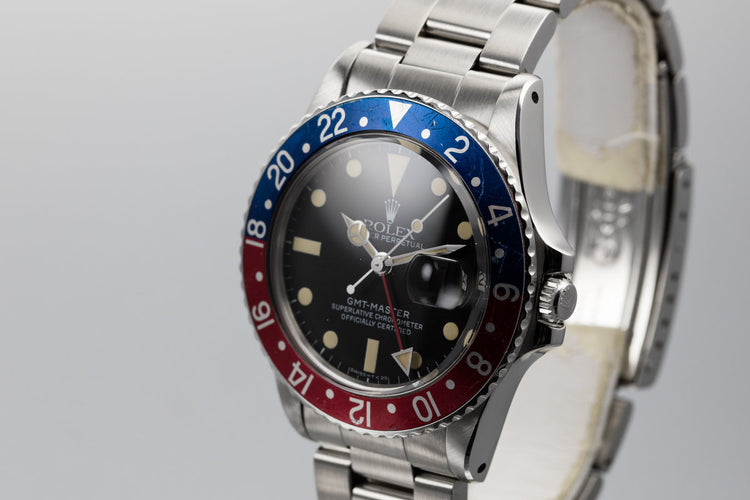 1983 Rolex GMT-Master 16750 Matte Dial "Pepsi" with Box and Papers