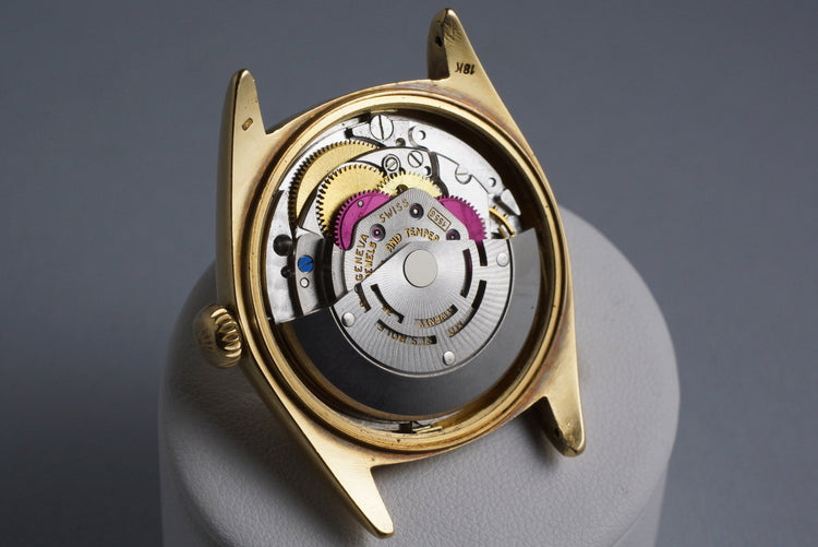 1972 Rolex YG Day-Date 1802 Silver Sigma Dial