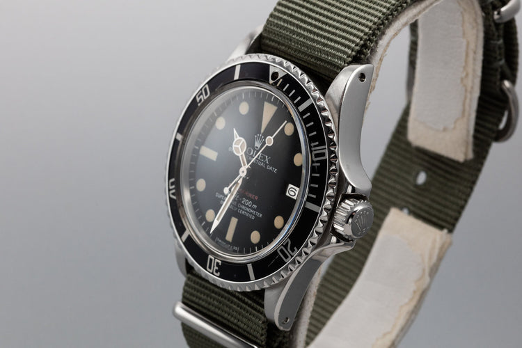 1972 Rolex Submariner 1680 with MK VI Red Dial