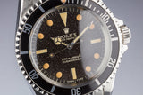1966 Rolex Submariner 5513 Gilt "Bart Simpson" Dial