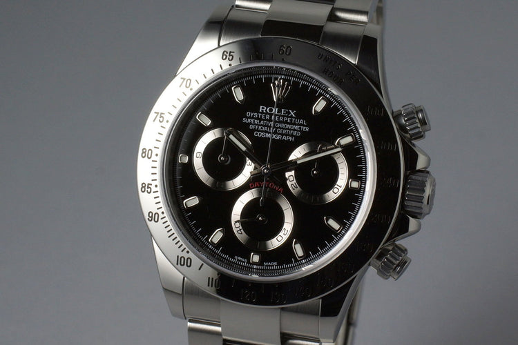 2013 Rolex Daytona 116520 Black Dial with Box and Papers