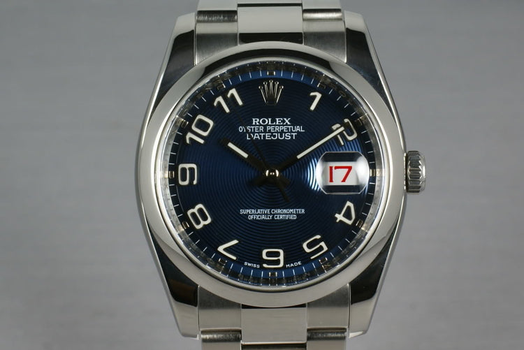 Rolex Datejust 116200 with Box and Papers