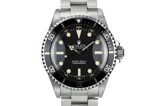 1977 Rolex Submariner 5513 with "Pre COMEX" Dial with Service Case