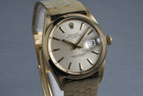 1968 Rolex 18K YG Date 1500 with Brick Bracelet