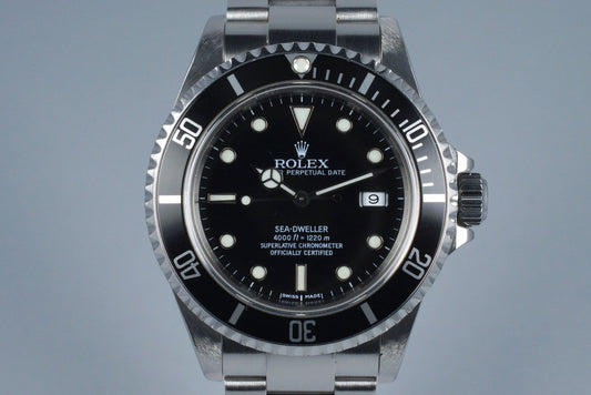 1999 Rolex Sea Dweller 16600 with Box and Papers