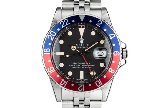 1981 Rolex GMT-Master 16750 "Pepsi"