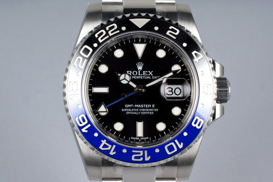 2014 Rolex GMT II 116710BLNR with Box and Papers MINT