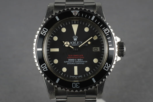 1975 Rolex Double Red Sea Dweller 1665 Mark IV