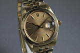 1978 Rolex 14K Date 1501 with Brown Dial