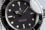 1972 Vintage Rolex Submariner 5513 Serif Dial with Service Papers