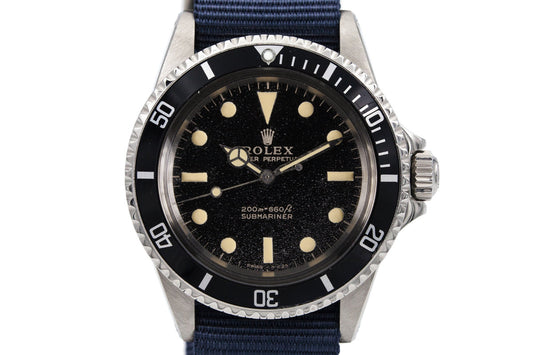 1965 Rolex Submariner 5512 Black Gilt Meters First Dial
