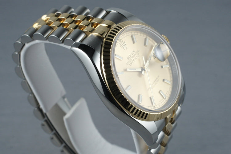 2007 Two Tone Datejust 116233 with Box and Papers