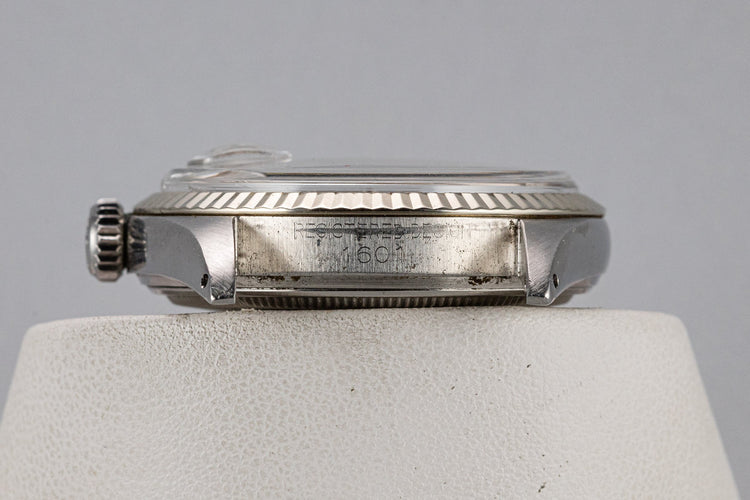 1964 Rolex DateJust 1601 No Lume Silver Dial