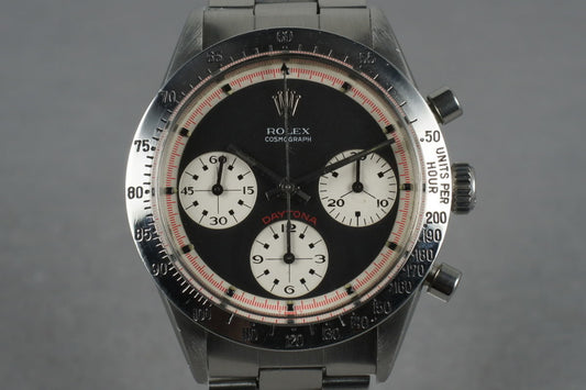1969 Rolex Daytona Ref 6239 Black 3 Color Paul Newman with Rare Dial