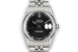 1997 Rolex DateJust 16220 Black Dial