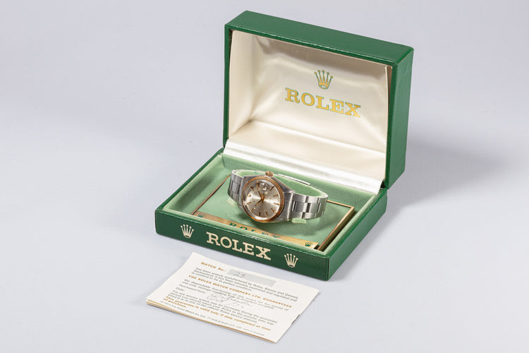 1972 Vintage Rolex Two Tone Air-King-Date 5701 Coca- Cola Award Watch Box & Papers