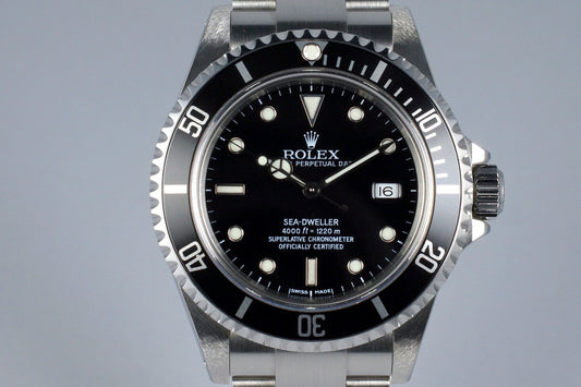 2000 Rolex Sea Dweller 16600