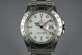 2006 Rolex Explorer II 16570T with White Dial