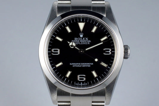 2004 Rolex Explorer 114270 with Box and Papers