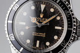 1967 Rolex Submariner 5513 Gilt Meters First Dial with Spider Cracking Patina