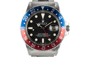 1979 Rolex GMT-Master 1675 With 