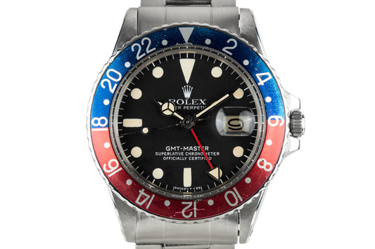 1979 Rolex GMT-Master 1675 With "Pepsi" Bezel Insert