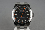 2007 Rolex Milgauss 116400 with Box and Papers