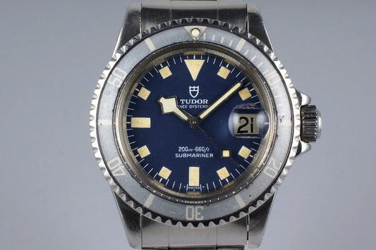 1981 Tudor Submariner 94110 Blue Snowflake