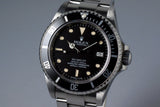 1984 Rolex Sea Dweller 16660 Service Case