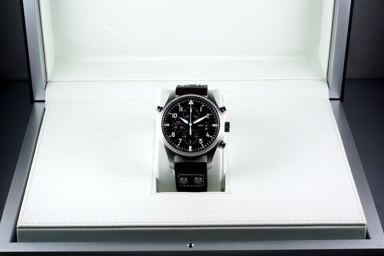 2015 IWC Pilot’s Watch Double Chronograph IW3778 with Box and Papers